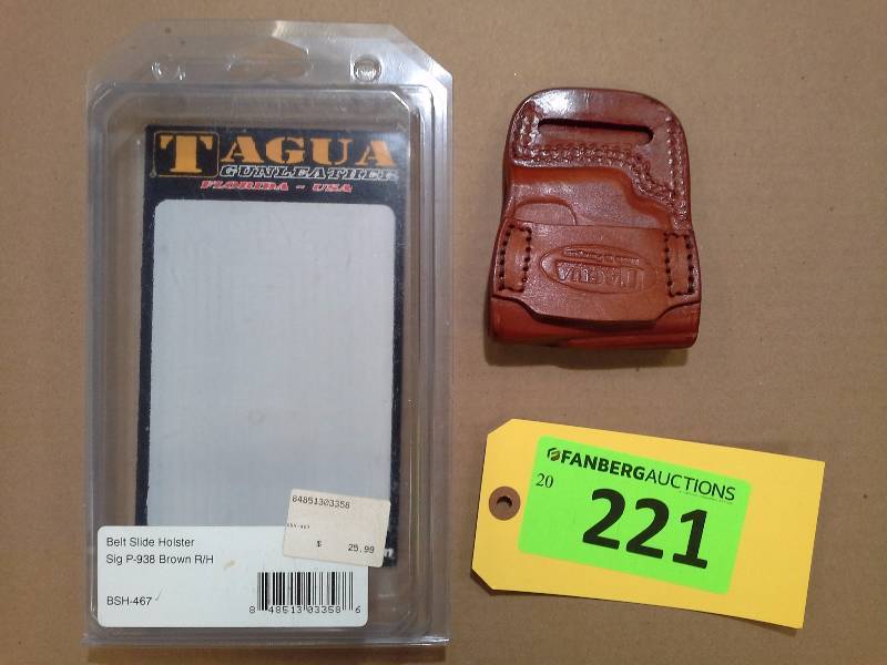 lot 221 image: Sig P-938 - Tagua Gunleather Holster