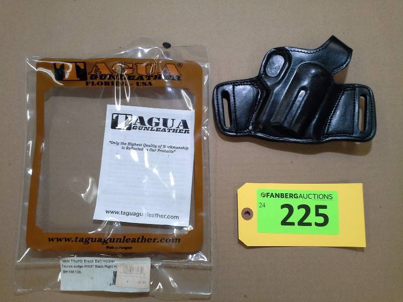lot 225 image: Taurus Judge 4103 - Tagua Gunleather Holster