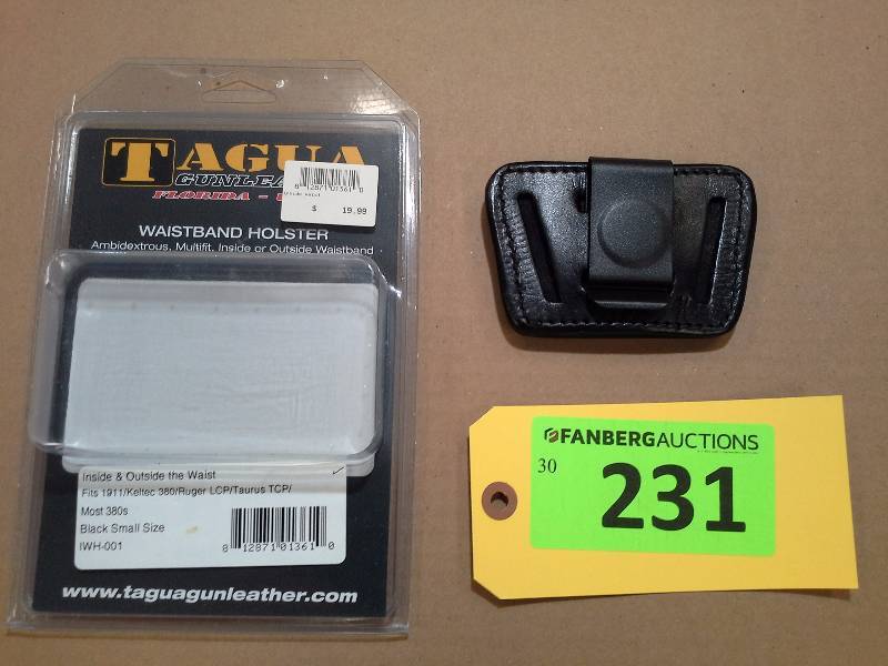 lot 231 image: Fits Several Weapons - Tagua Gunleather Holster