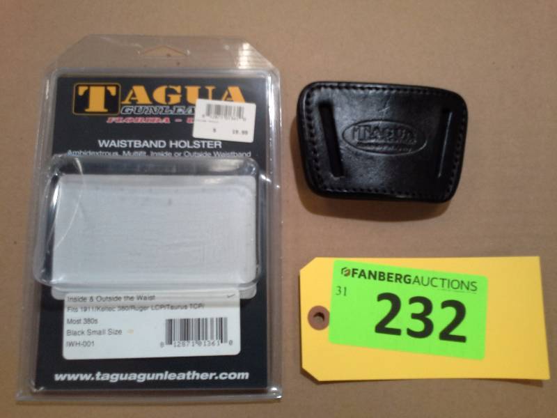 lot 232 image: Fits Several Weapons - Tagua Gunleather Holster