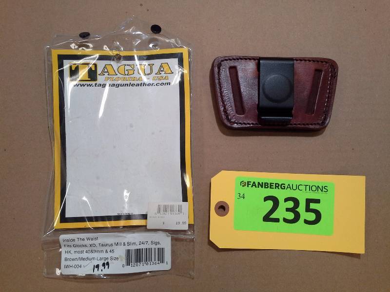 lot 235 image: Fits Several Weapons - Tagua Gunleather Holster