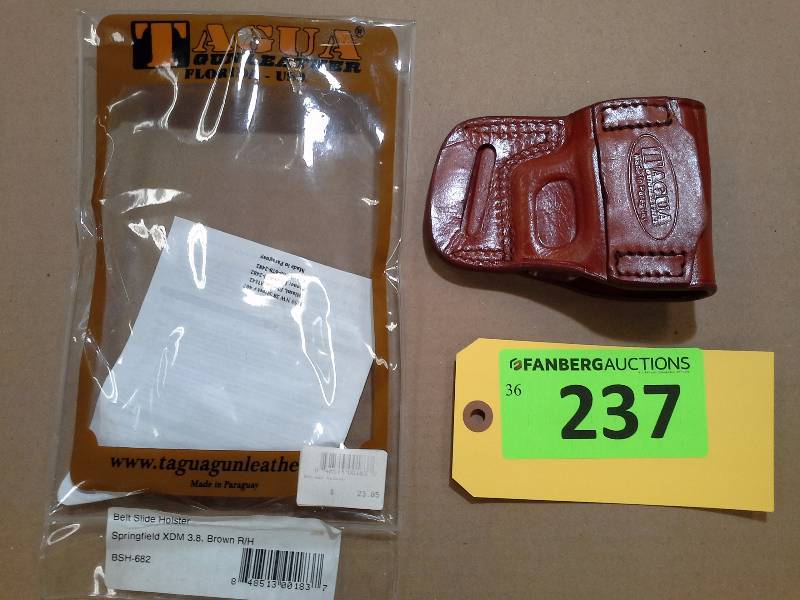 lot 237 image: Springfield XDM 3.8 - Tagua Gunleather Holster