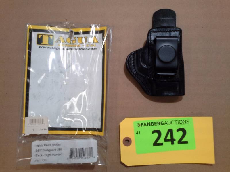 lot 242 image: S&W Bodyguard .380 - Tagua Gunleather Holster