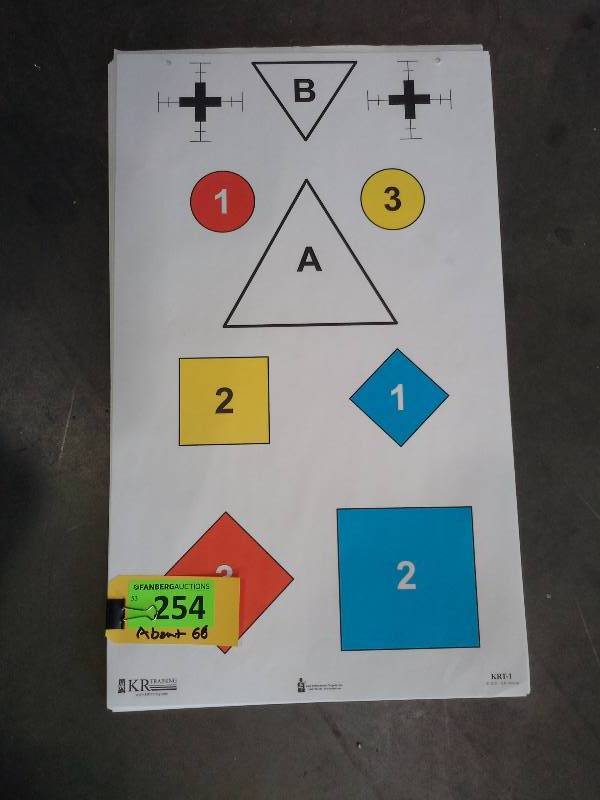 lot 254 image: Paper Targets, About 66
