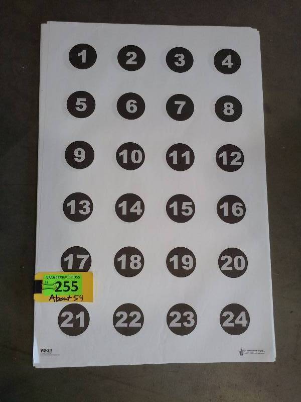 lot 255 image: Paper Targets, About 54