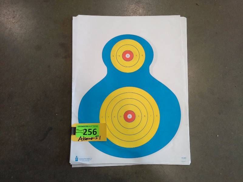 lot 256 image: Paper Targets, About 51