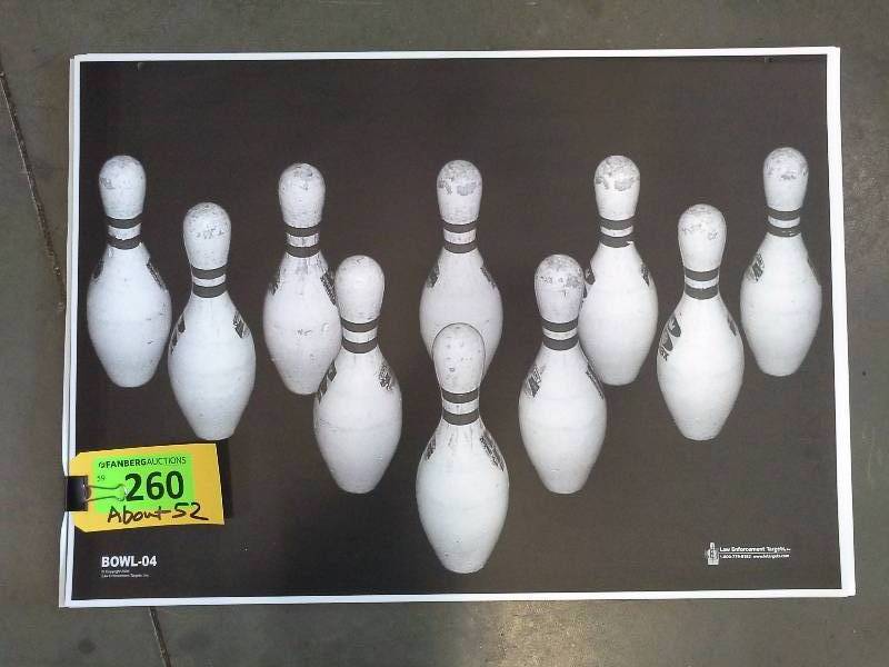 lot 260 image: Paper Targets, About 52