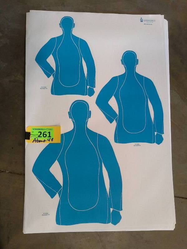 lot 261 image: Paper Targets, About 48