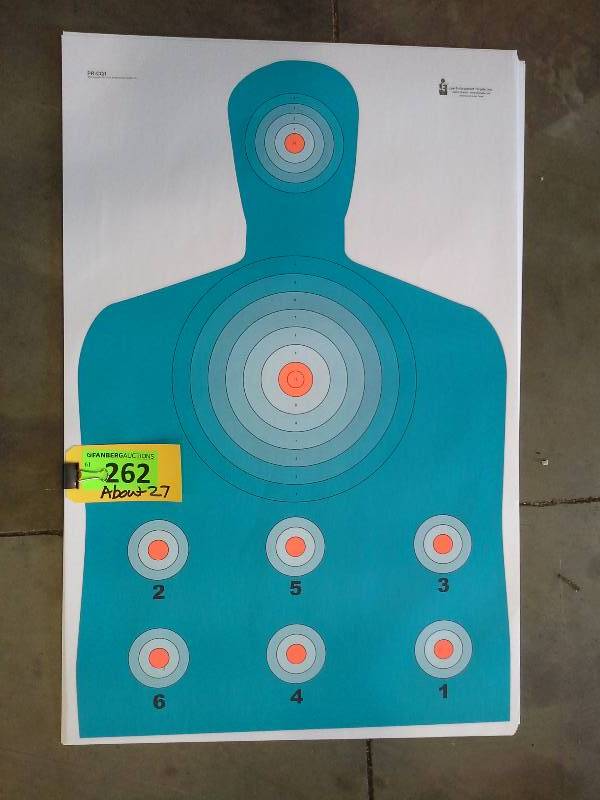 lot 262 image: Paper Targets, About 27