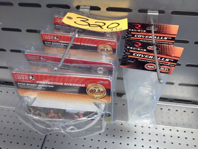 lot 320 image: Eyeglasses - Firearm Safety Accessories Lot