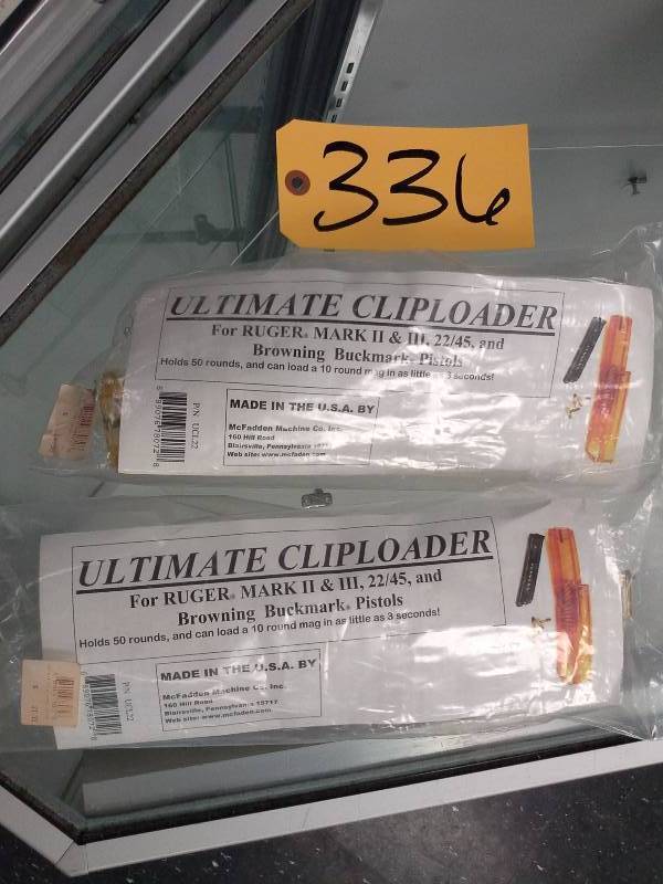lot 336 image: (2) Cliploaders - Firearm Accessories Lot