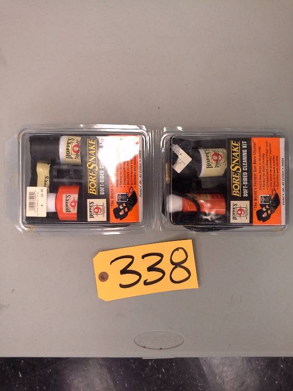 lot 338 image: (2) Cleaning Kits - Firearm Accessories Lot