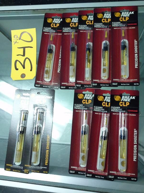 lot 340 image: (10) Precision CLP - Firearm Accessories Lot