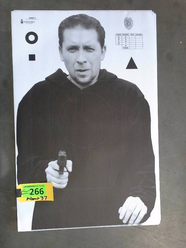 lot 266 image: Paper Targets, About 37