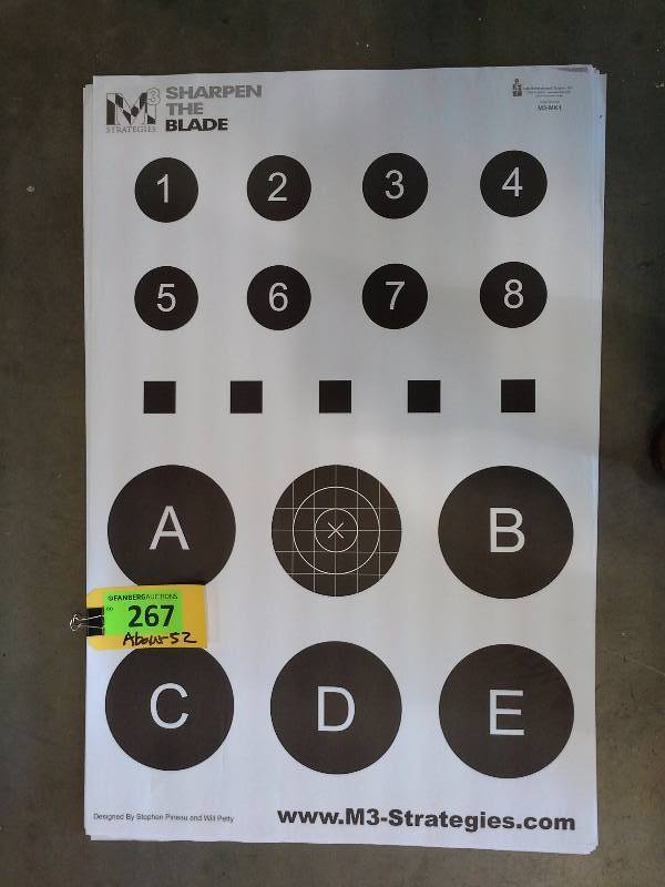 lot 267 image: Paper Targets, About 52