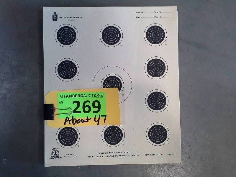 lot 269 image: Paper Targets, About 47