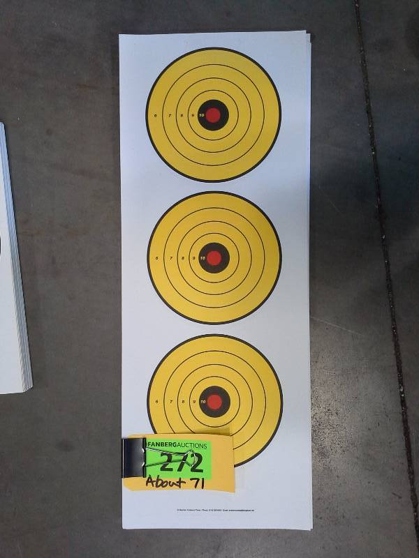 lot 272 image: Paper Targets, About 71