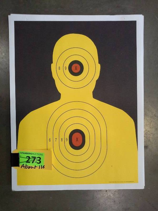 lot 273 image: Paper Targets, About 116