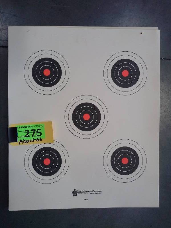 lot 275 image: Paper Targets, About 66