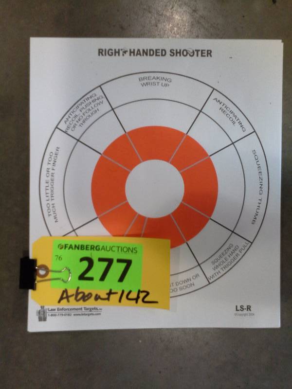 lot 277 image: Paper Targets, About 142