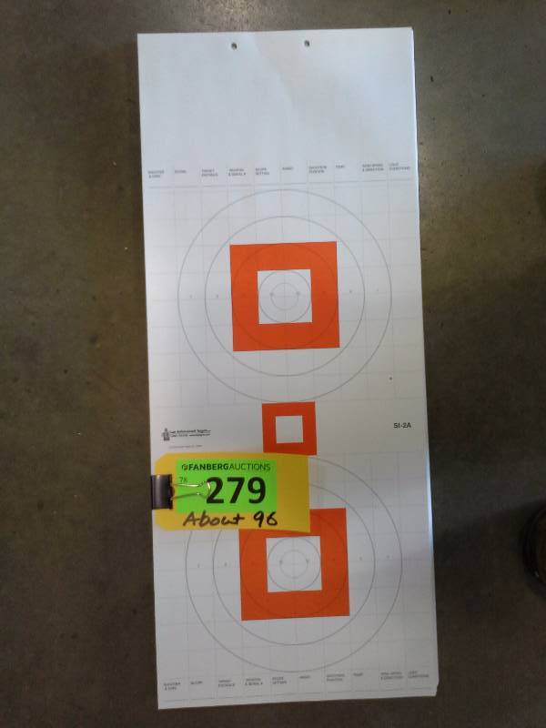 lot 279 image: Paper Targets, About 96