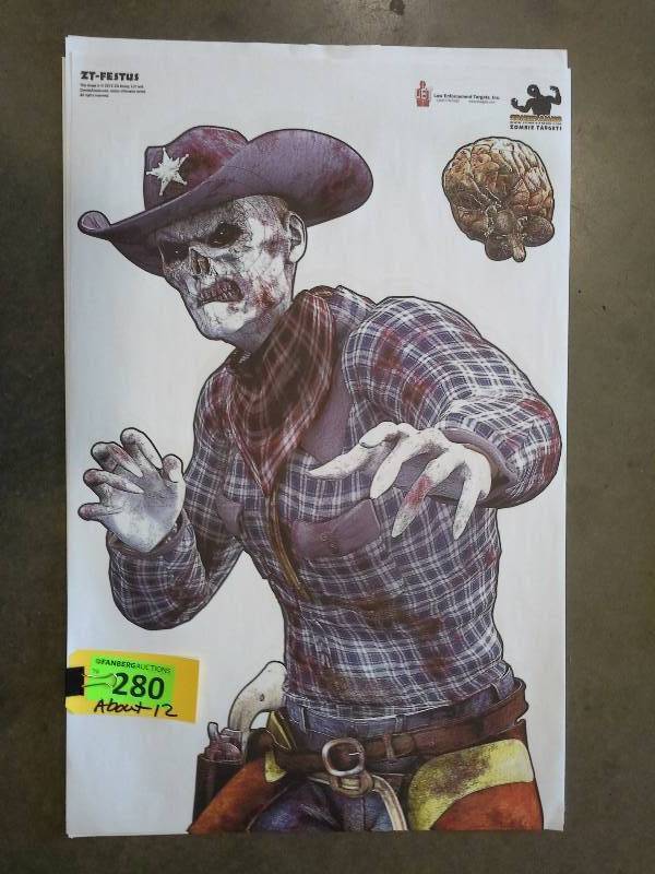 lot 280 image: Paper Targets, About 12