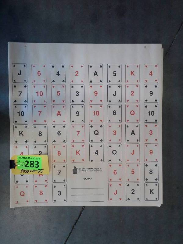 lot 283 image: Paper Targets, About 55