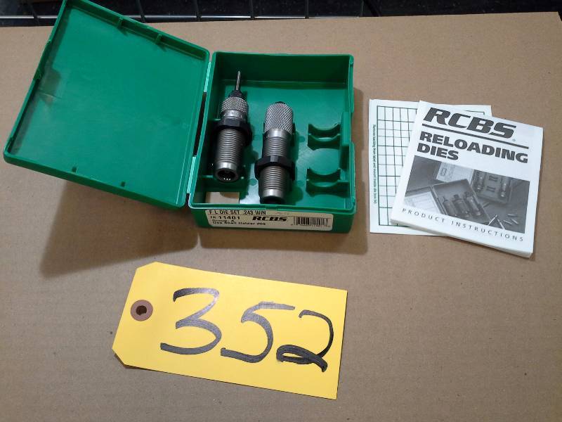 lot 352 image: RCBS Reloading Dies - .243 Winchester