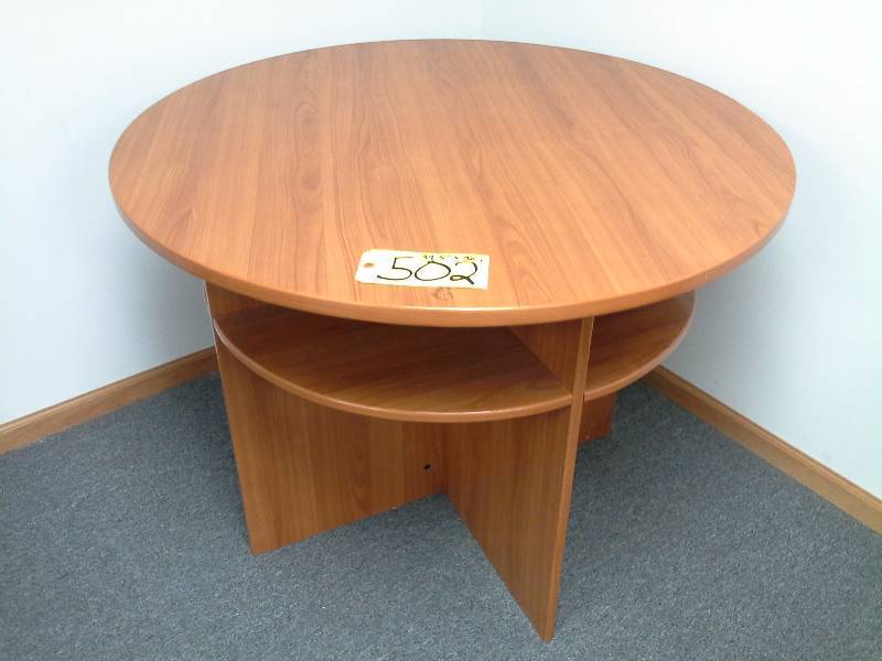 lot 502 image: Round Office Table
