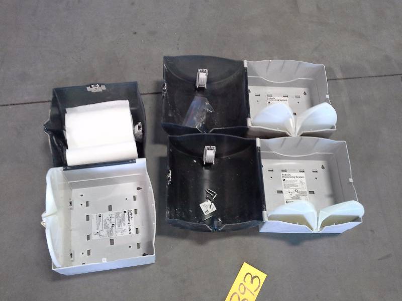 lot 393 image: (3) Paper Towel Dispensers