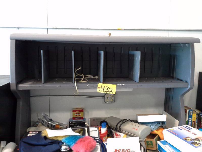 lot 432 image: Overhead Desk Unit (No Desk)