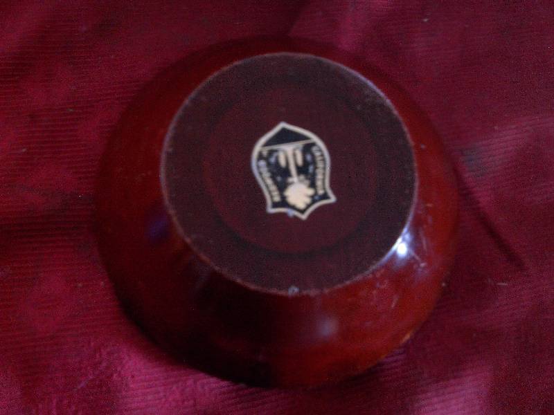 SMALL REDWOOD BOWL 1 TURQUIOS BOWL