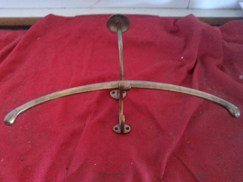 VINTAGE BRASS COAT HANGER