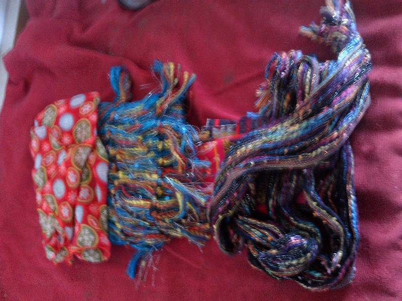 4 MISC SCARVES