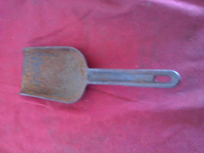 ANTIQUE CAST IRON COAL SHOVEL
