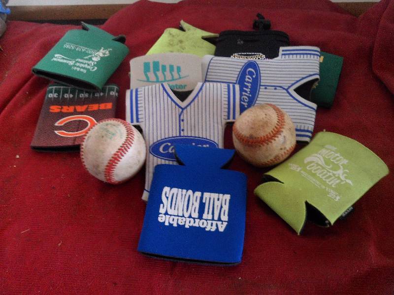 DRINK COOLERS AND BASEBALLS
