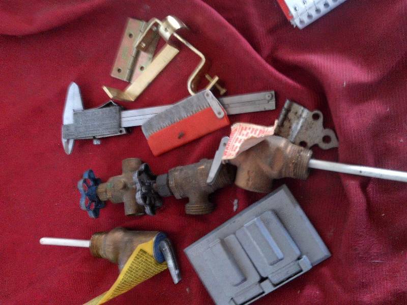 BRASS FAUCET AND MISC