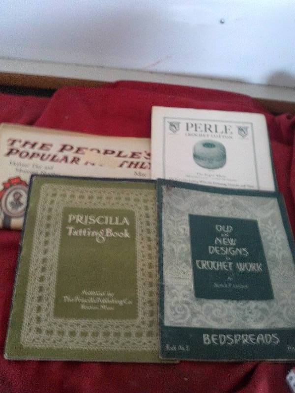 ANTIQUE CROCHETING BOOKS