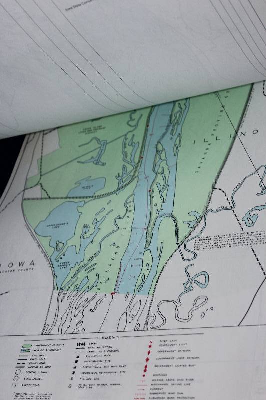 Vintage 1968 Upper Mississippi River Navigation Charts Bloomington