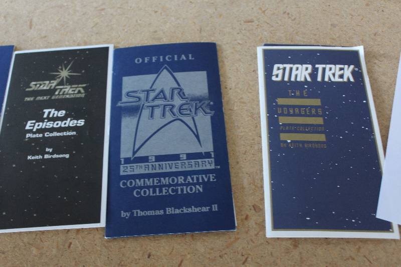 lot 469 image: Star Trek Plate C.O.A. No Plate