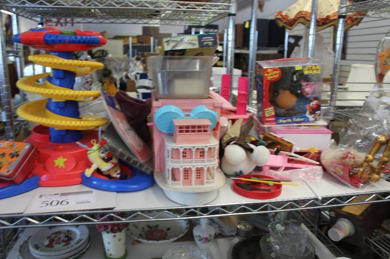 lot 506 image: Shelf Lot of Toys