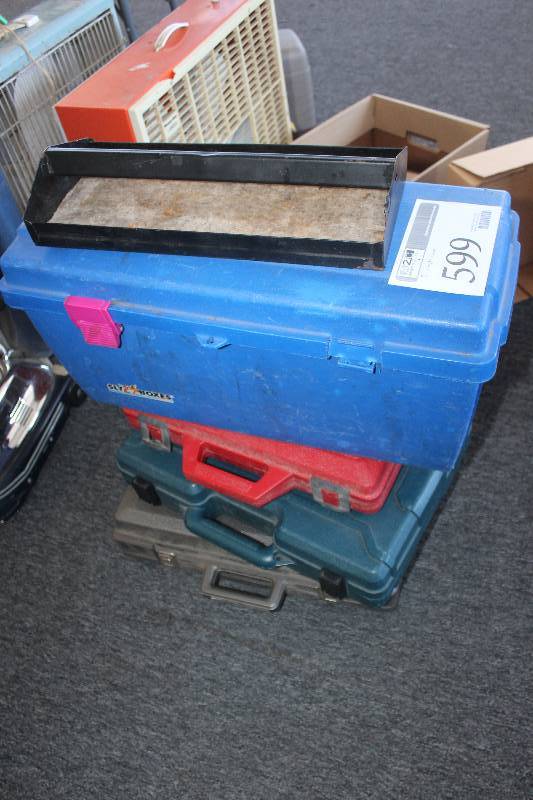 lot 599 image: Lot of (4) Tool Cases