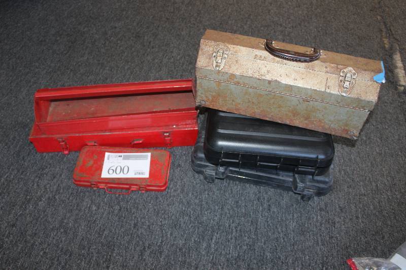 lot 600 image: Lot of (6) Tool Cases