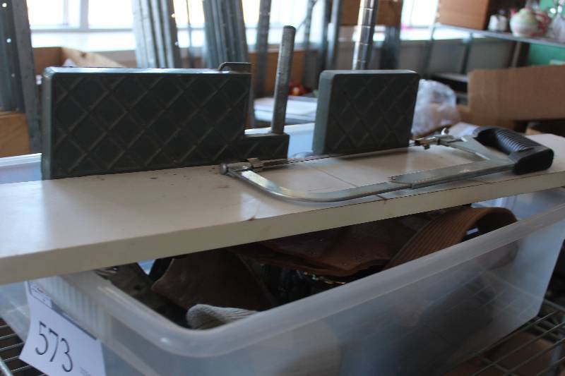 lot 573 image: Lot of (2) Boxes of Tools, Hardware