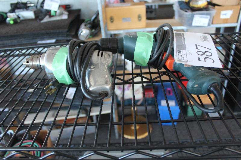 lot 587 image: Lot of (2) Power Tools Including 1) Sears Craftsman Drill AND 1) Black & Decker Drill