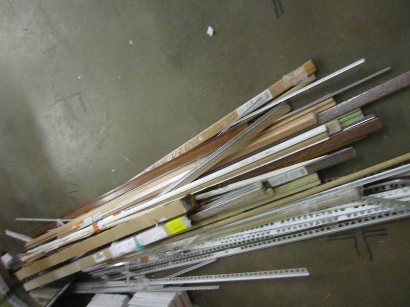 Large lot of flooring enders and tr...