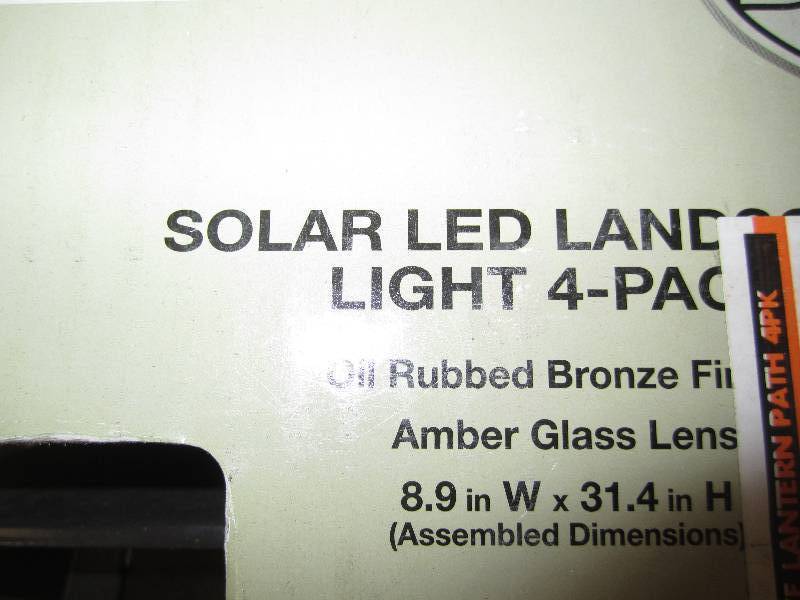Hampton bay solarLED landcape light...