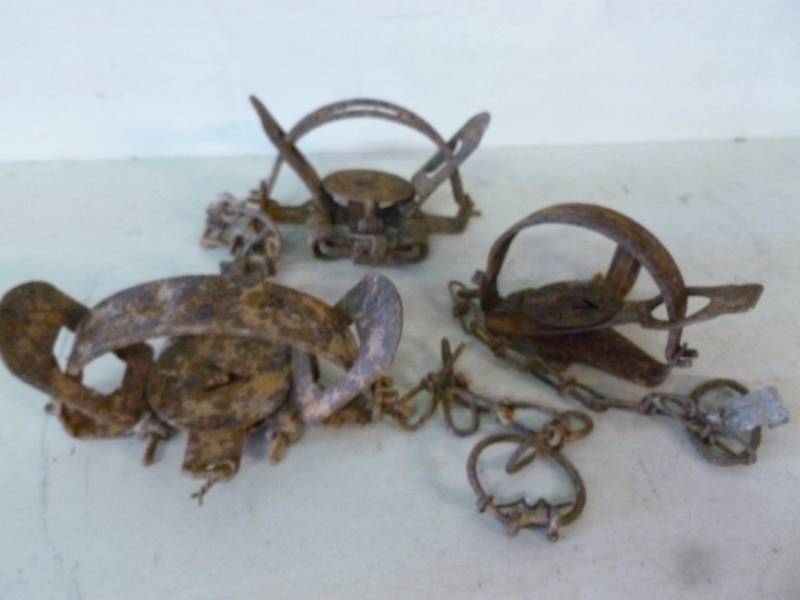lot 126 image: Vintage Traps