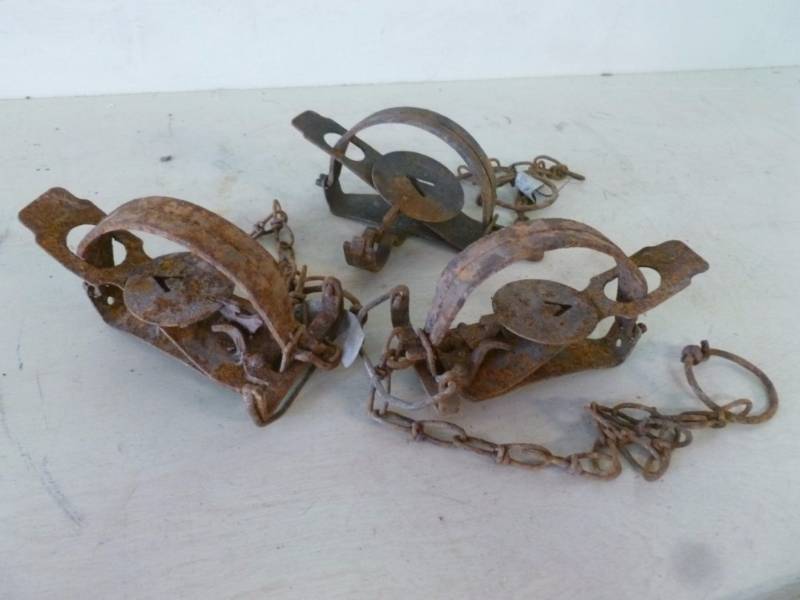 lot 127 image: Vintage Traps