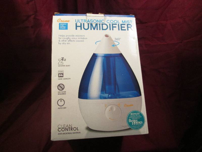 Crane 1-Gal. Drop Cool Mist Humidif...